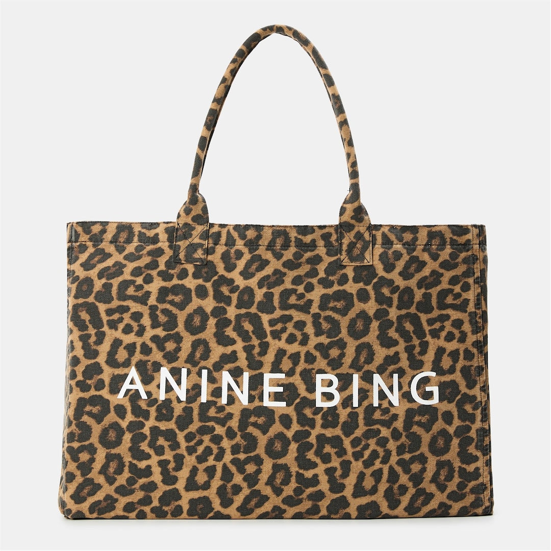 Anine Bing Leo Canvas Tote Bag