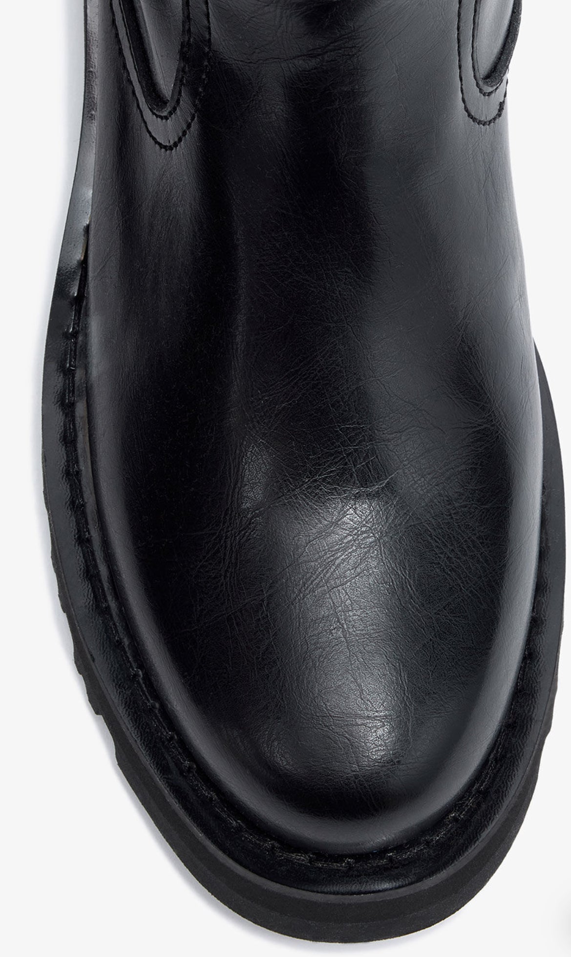 Ganni Studs High Boot Crinkle Oleatex