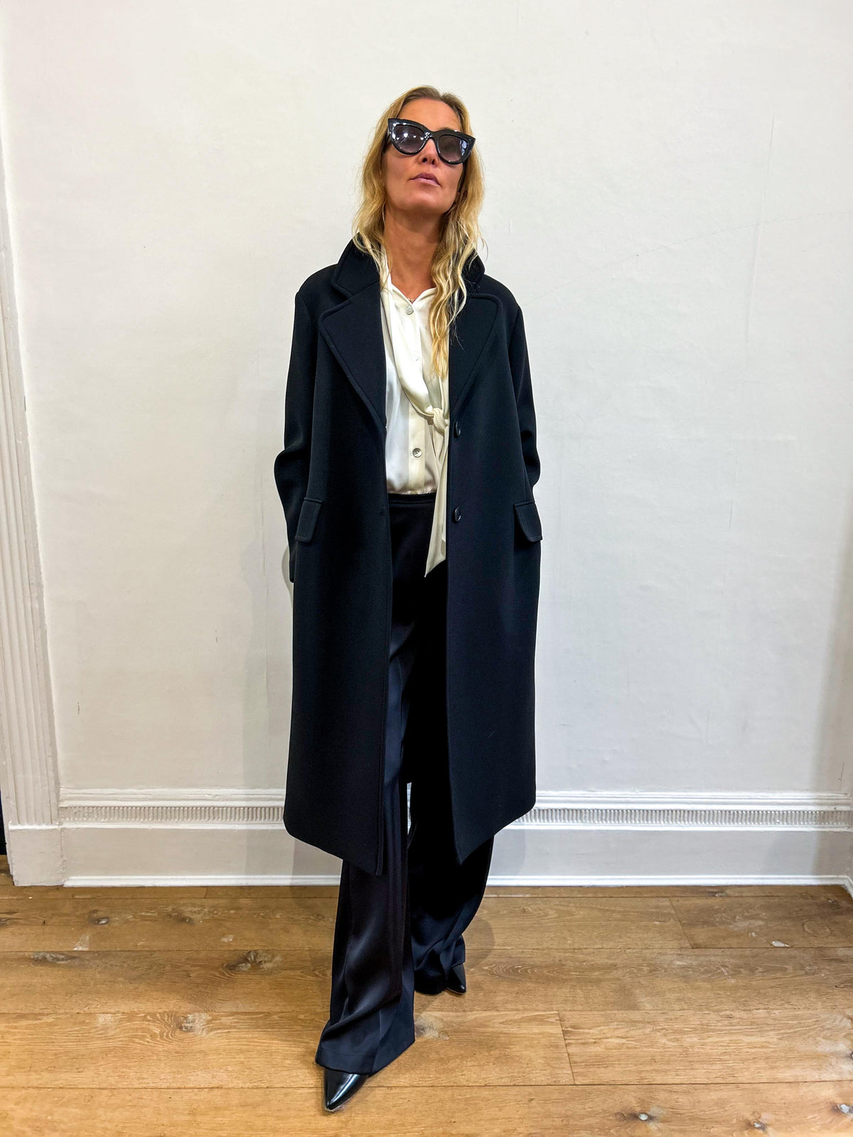 Square Wool Coat