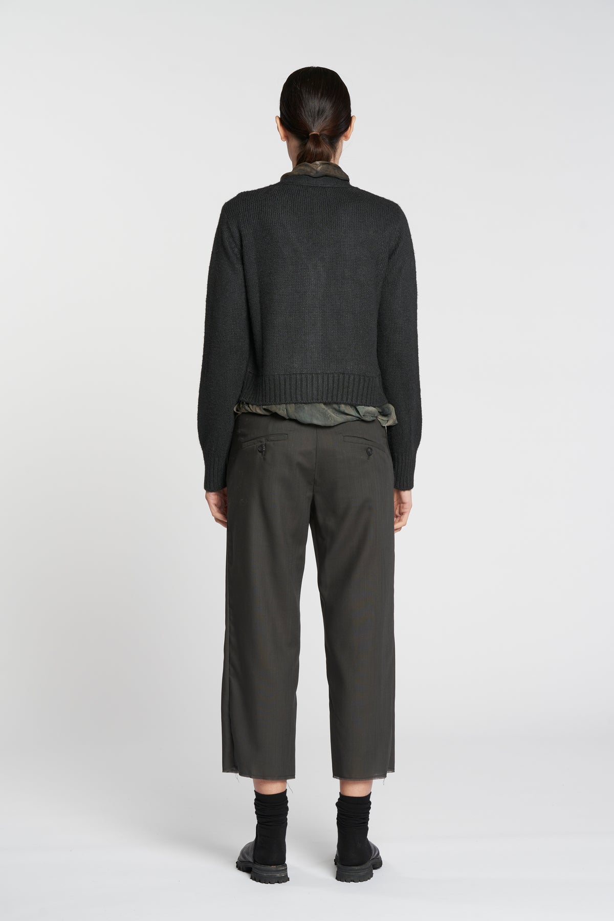 MASNADA TIE KNIT CARDIGAN