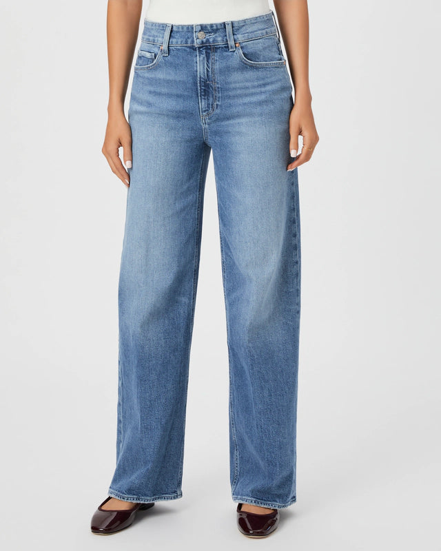 Paige Sash 32&quot; Wide Leg Jeans