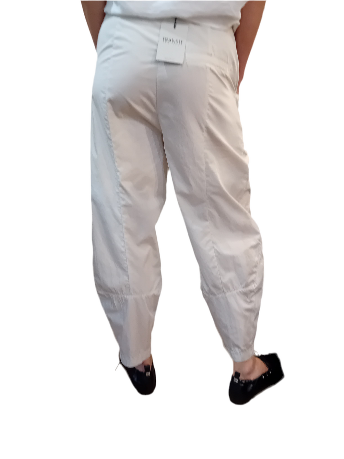 Transit Light Cotton Wide Leg Ergonomic Trousers