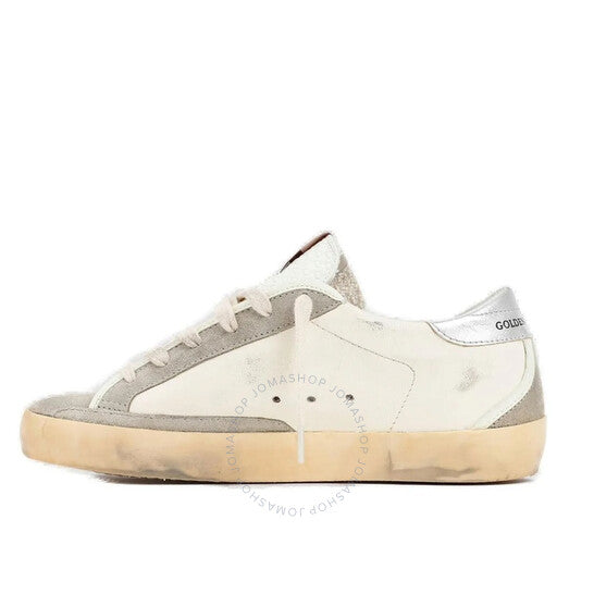 Golden Goose Super-Star Nappa Upper with Studs Suede Toe Spar and Spur with Trim High Frequency Tongue Laminated