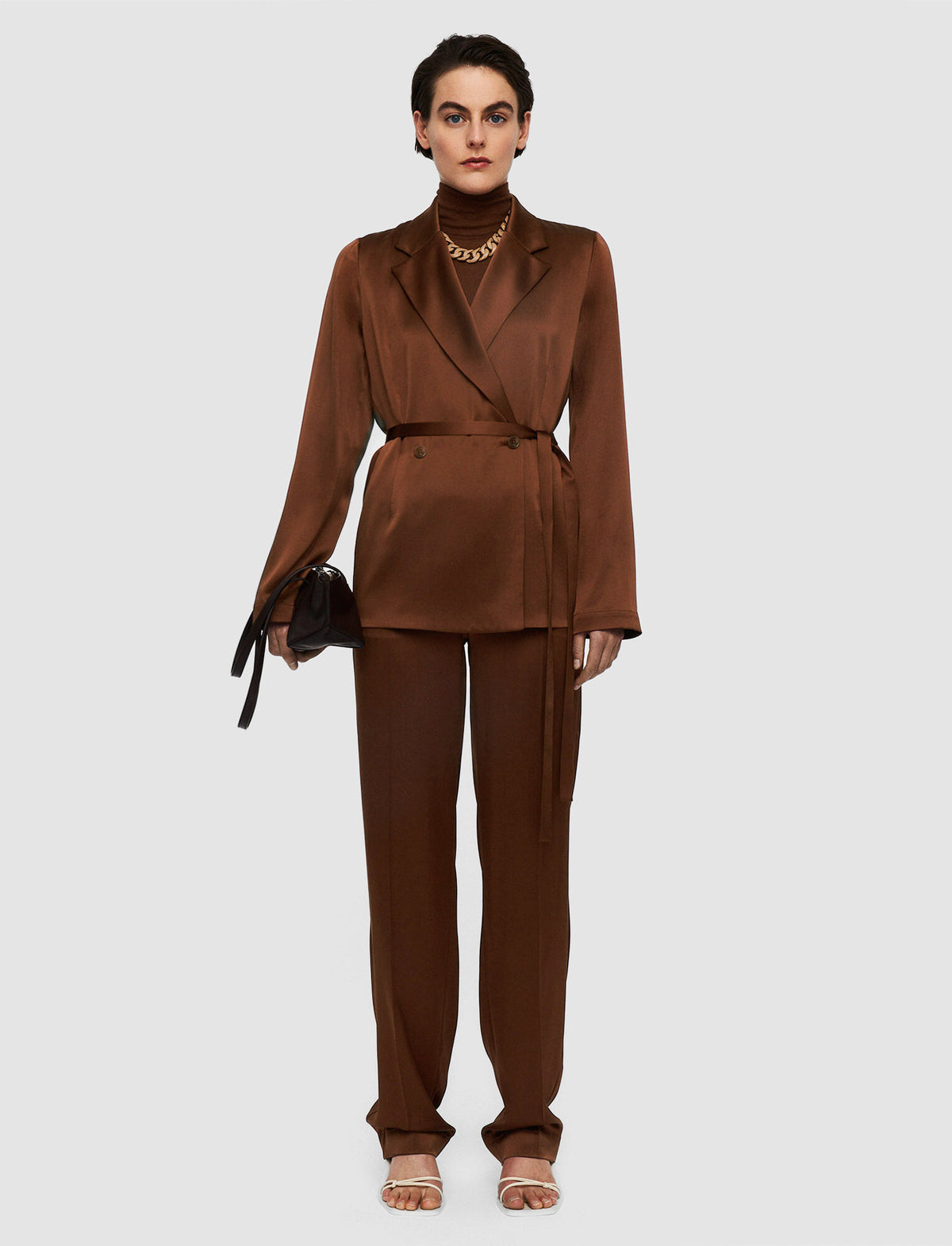 Joseph Silk Satin Joubert Jacket