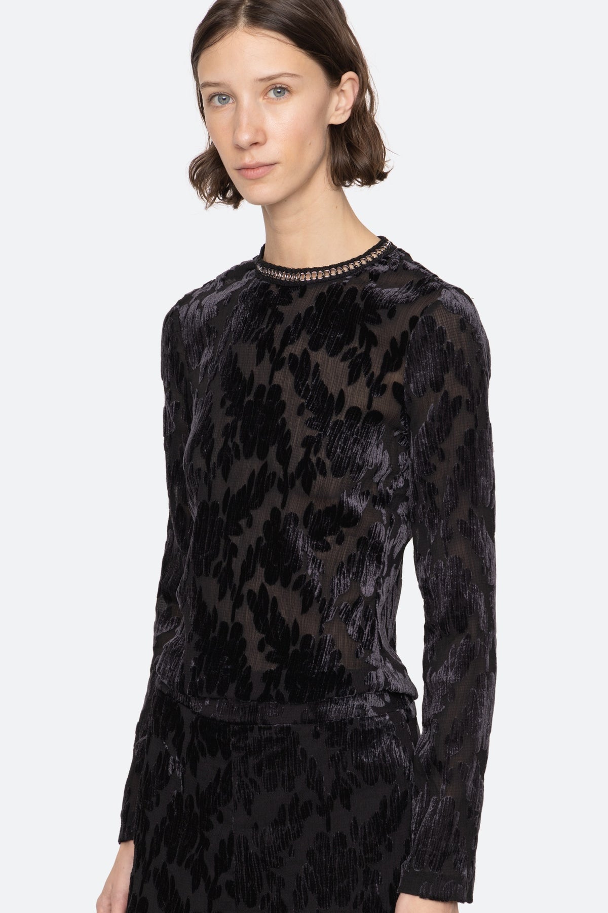 REGINE BURNOUT L/SLV TURTLENECK (D2)