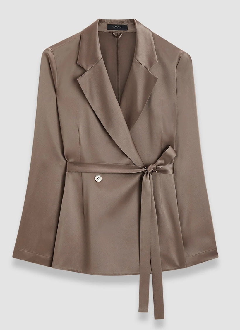 Joseph Joubert Silk Satin Jacket