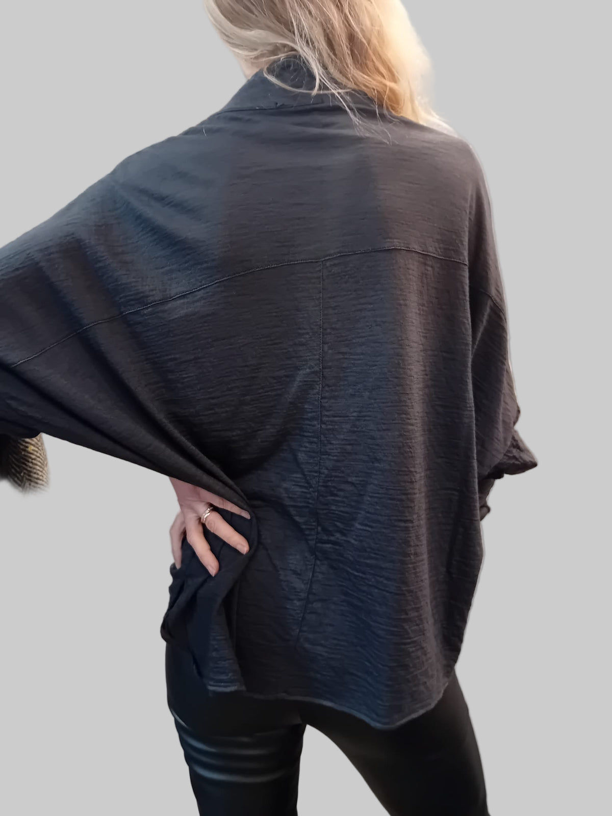 Transit Oversized Wool Jersey Polo Shirt