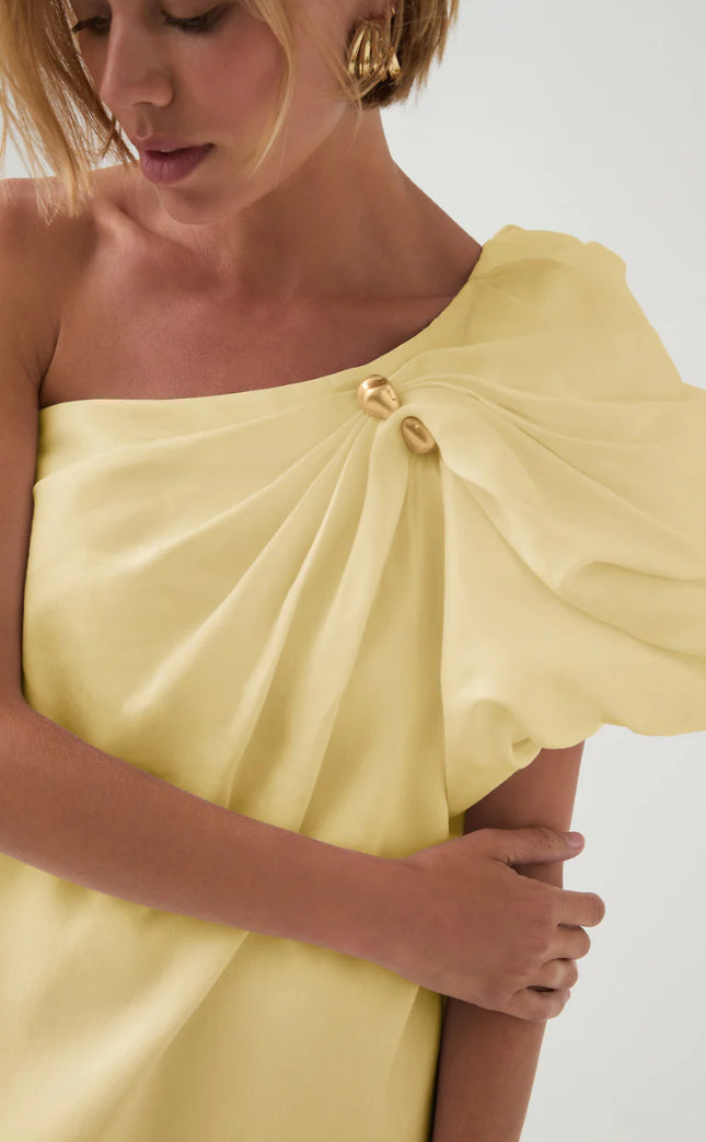 AJE CIRA MINI DRESS LEMON