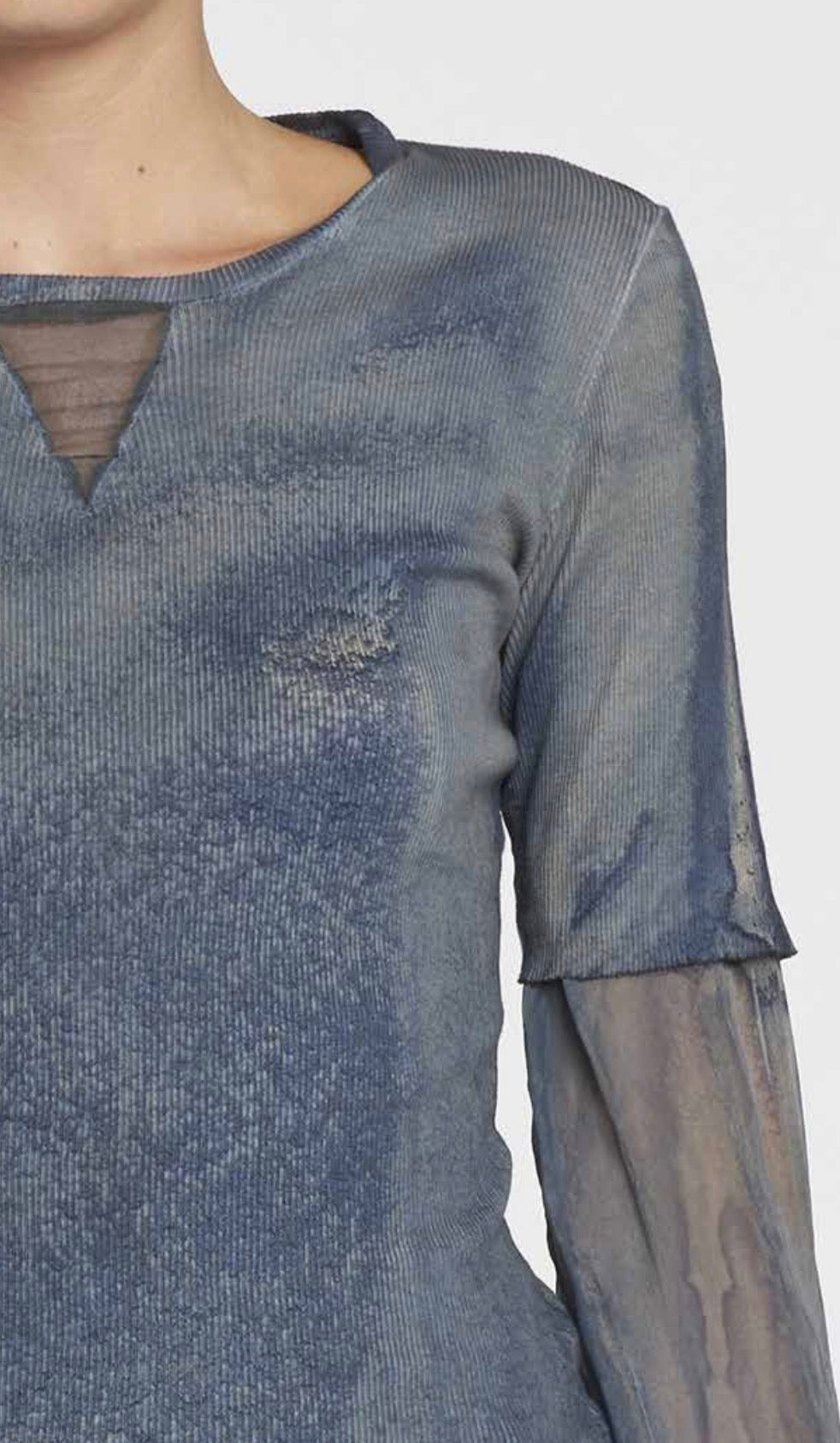 Masnada Chiffon Insert T-Shirt