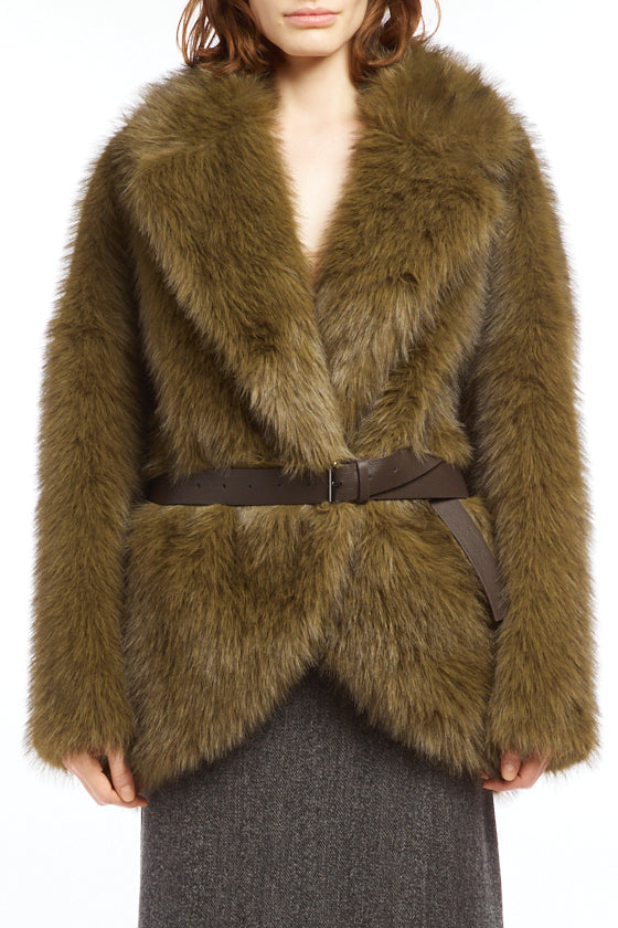 Parosh faux fur jacket