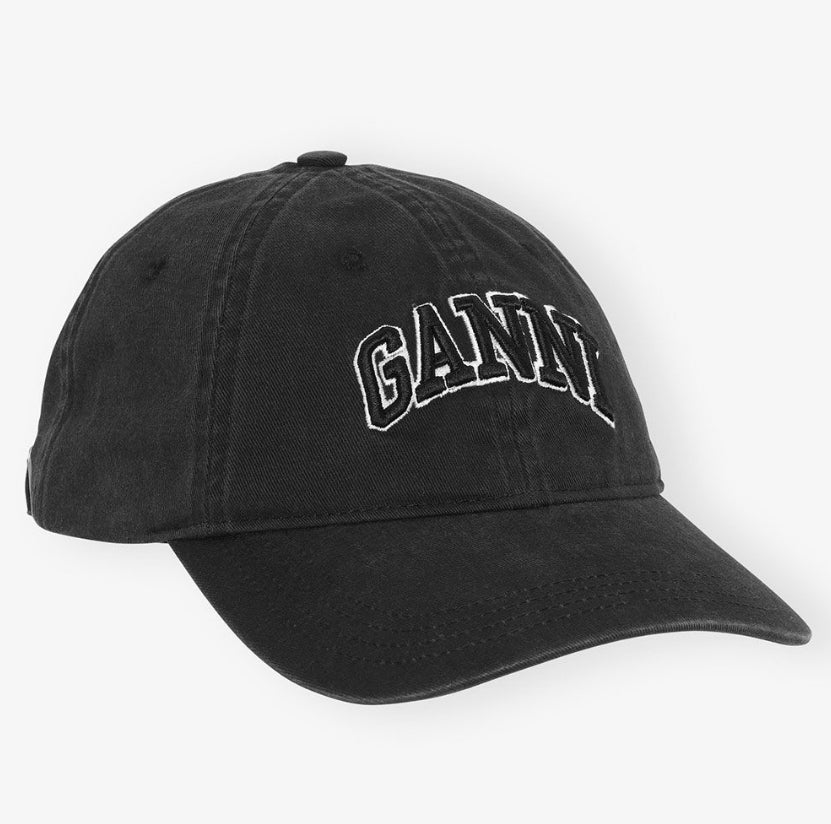 Ganni Cotton Canvas Cap