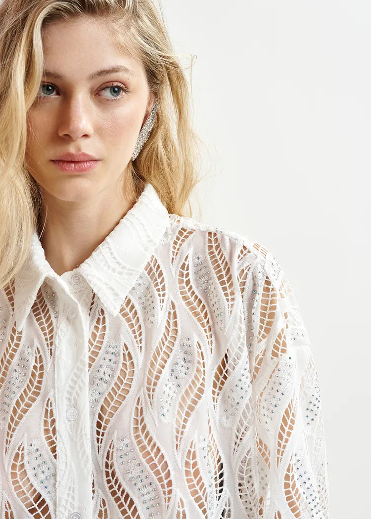 Essentiel Antwerp Henetton Broderie Anglaise Shirt