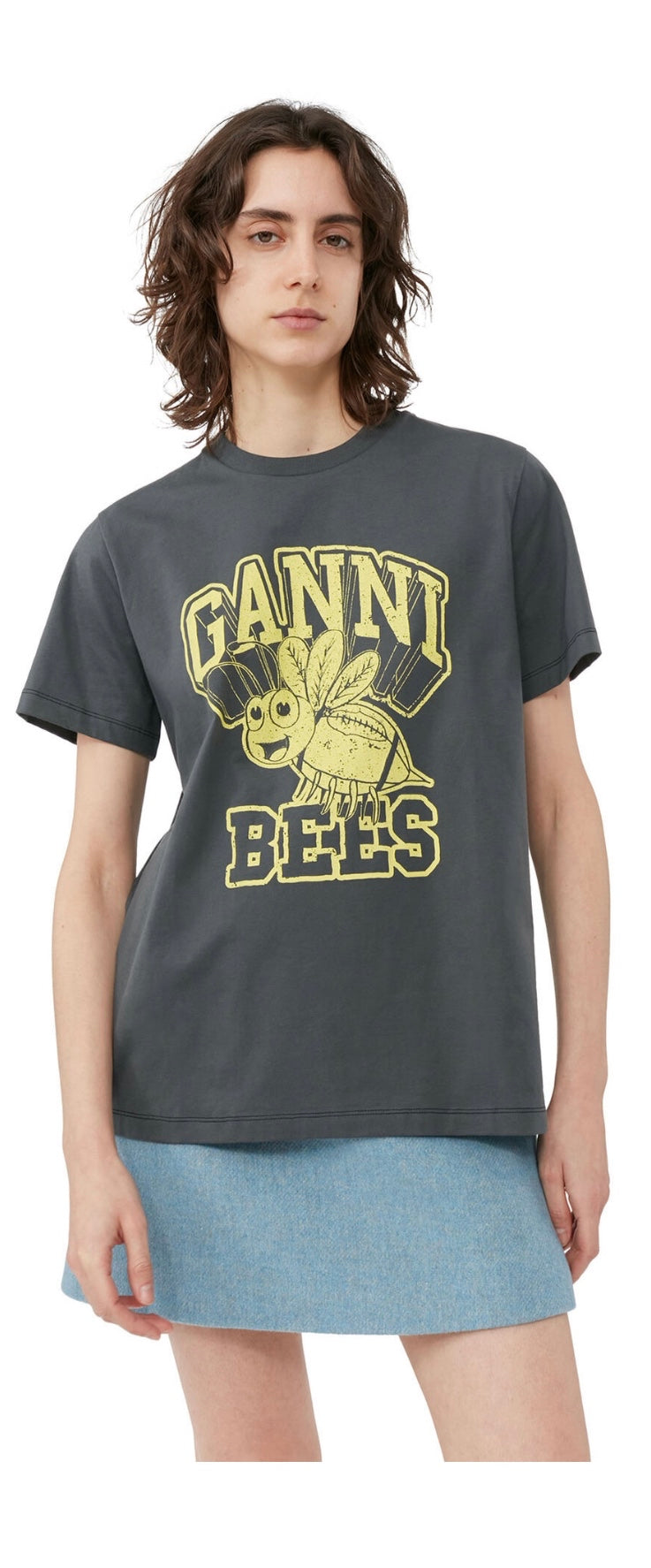 Ganni Relaxed Bee T-Shirt
