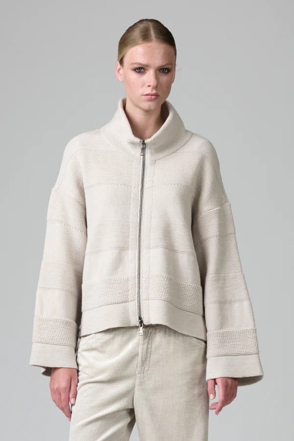 Transit Knitted Zipped Jacket