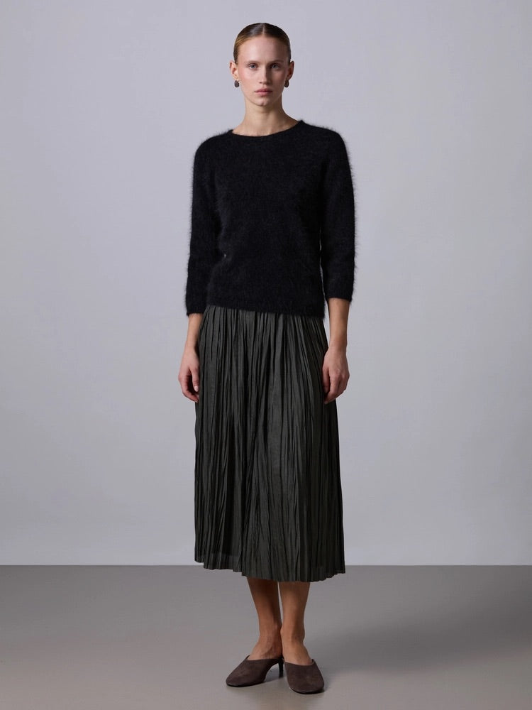 Roberto Collina Plissé Midi Skirt