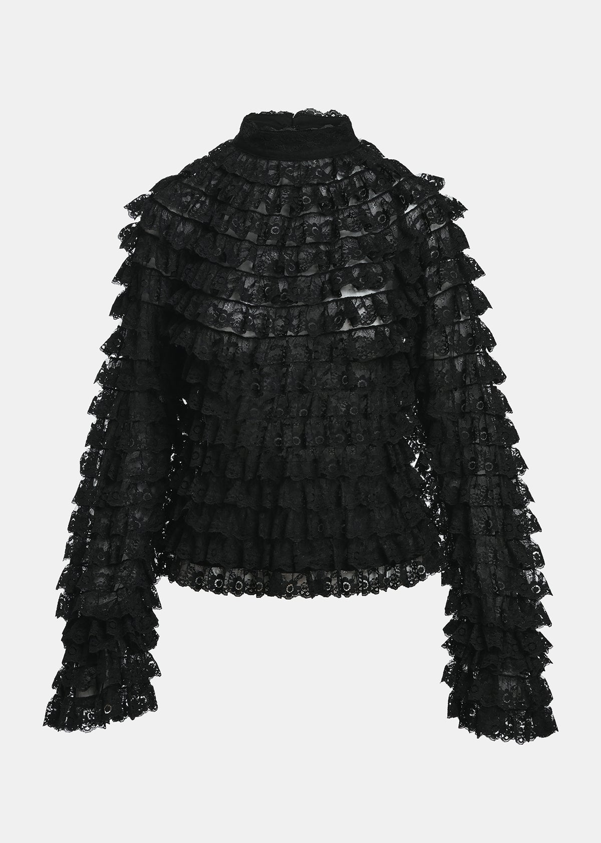KASHVI LACE RUFFLE TOP