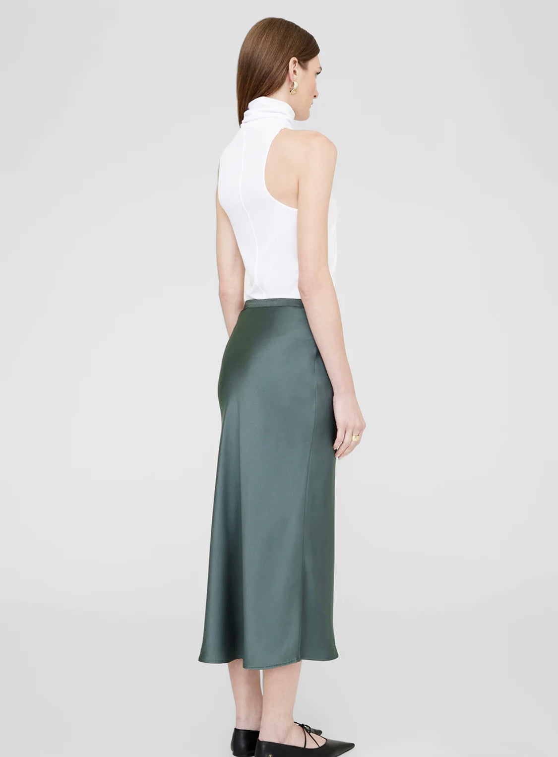 Anine Bing Bar Silk Skirt