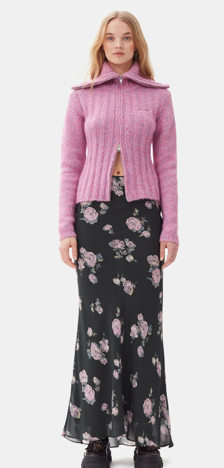 Ganni Alpaca Cotton Mix Highneck