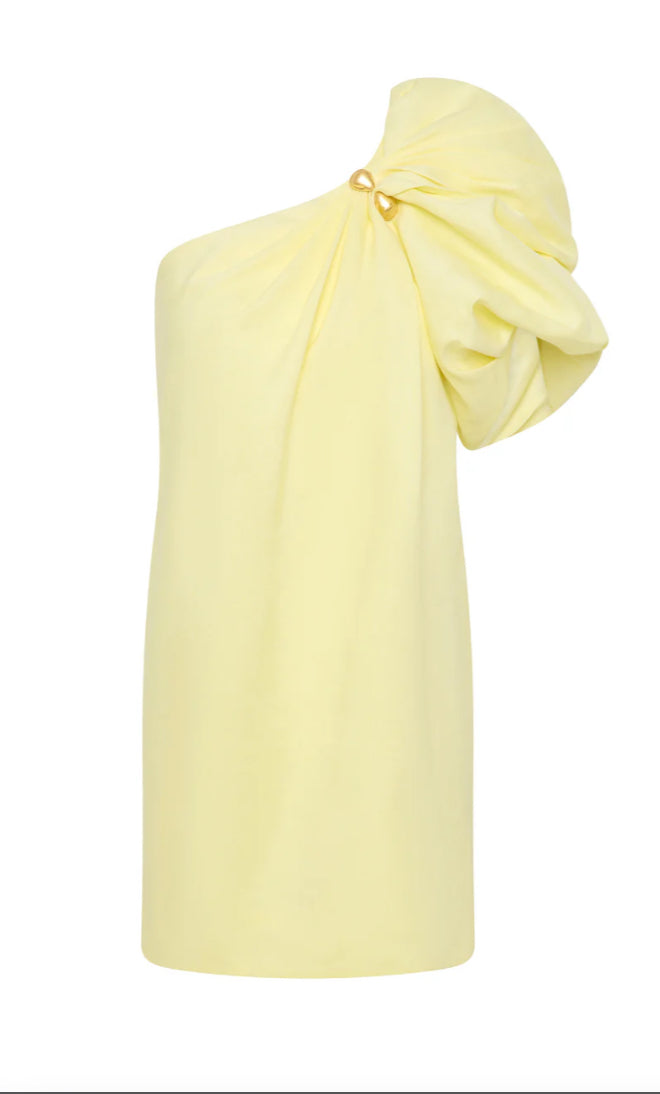 AJE CIRA MINI DRESS LEMON