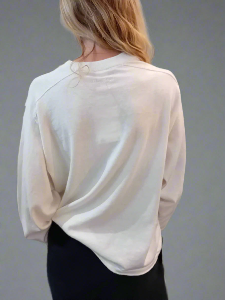 CT Plage Cotton Cashmere 2-Way Pullover