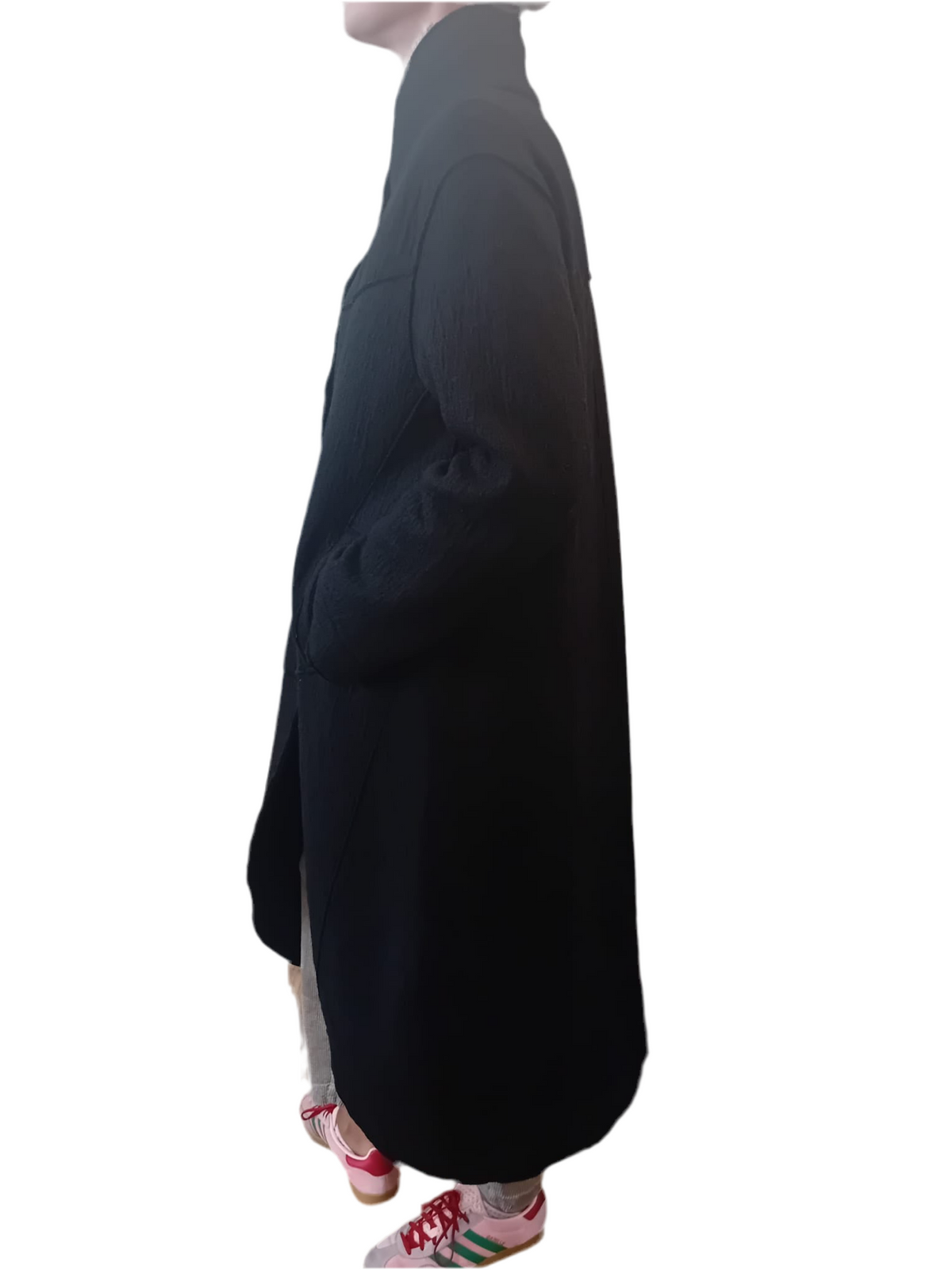 Transit Double-Breasted Long Wool Coat