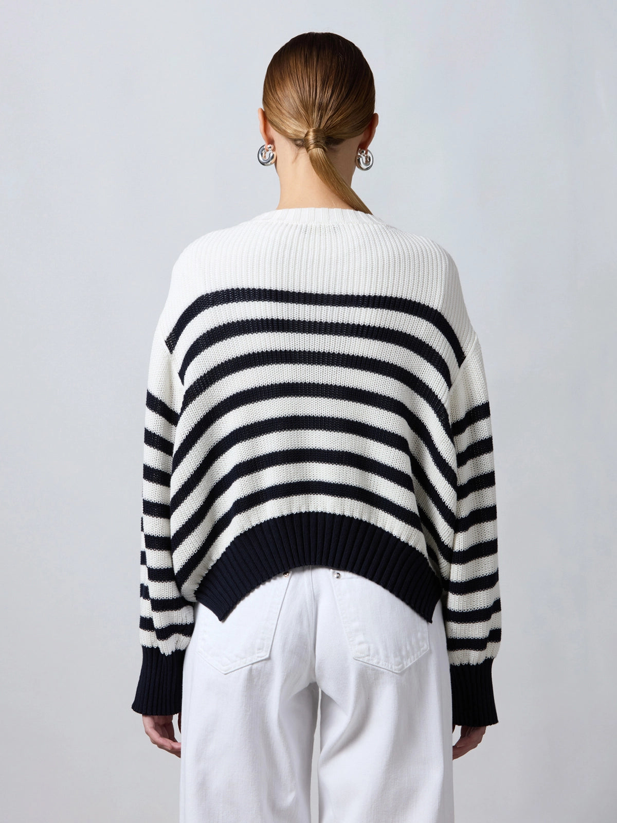 Roberto Collina Striped Cotton Sweater