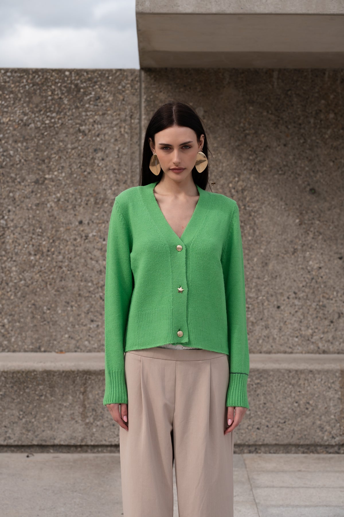 CAYO BUTTON UP CARDIGAN