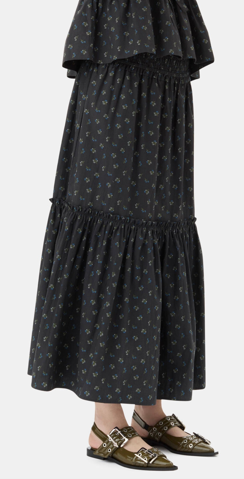 Ganni Feminine Buckle Ballerina Naplack