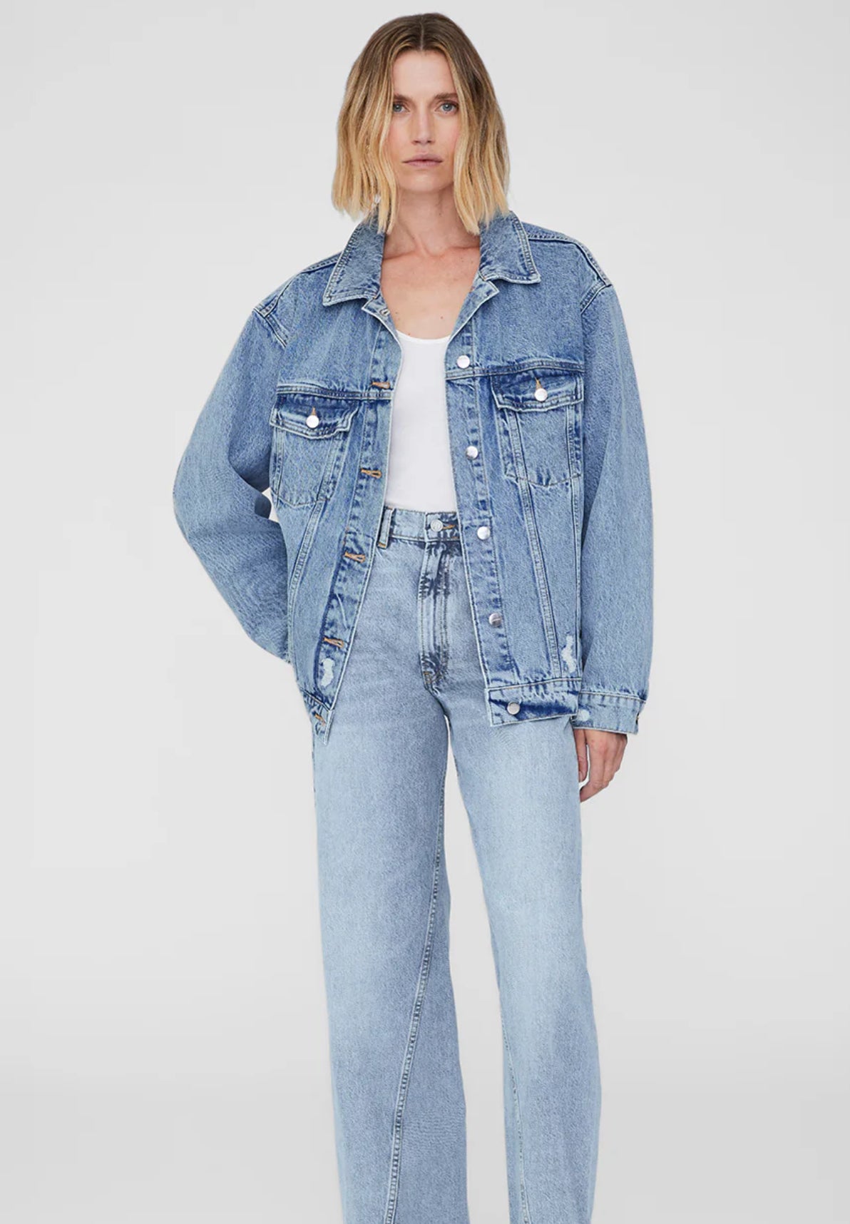 Anine Bing Rory Denim Jacket