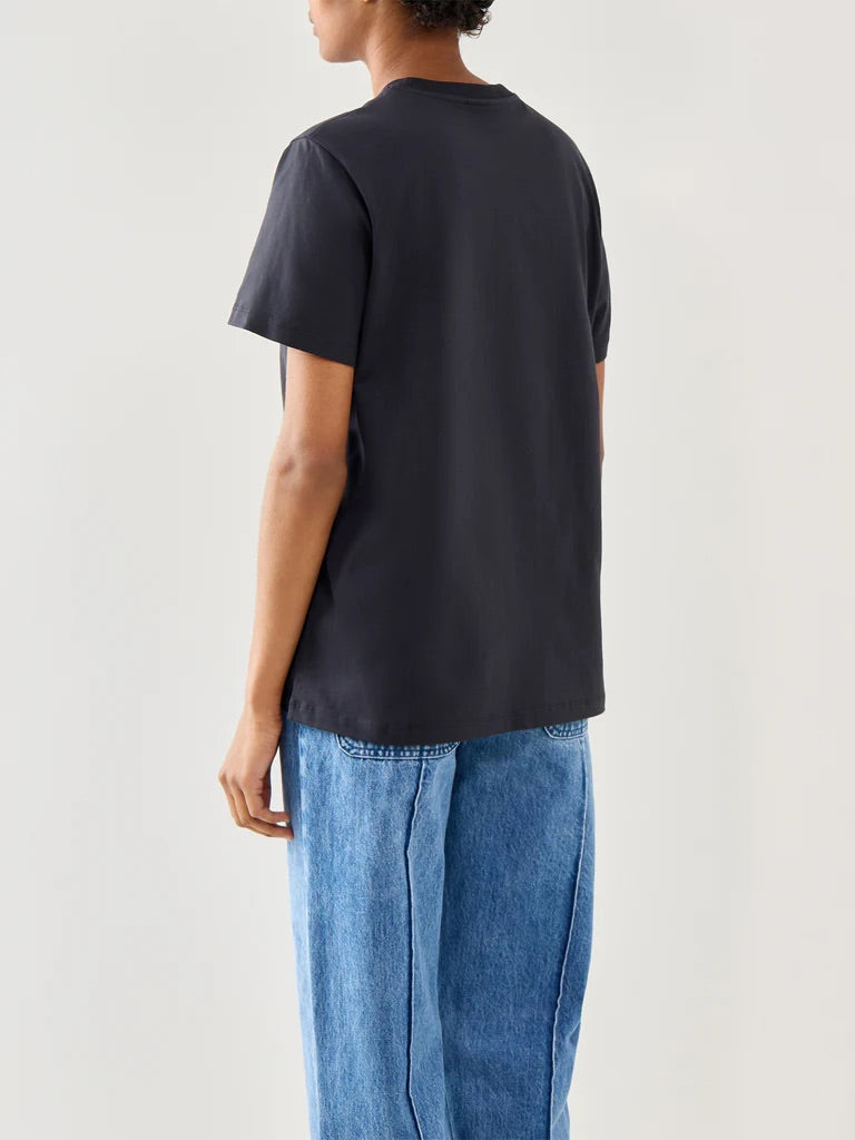 Basic Cotton Jersey Rose T-shirt