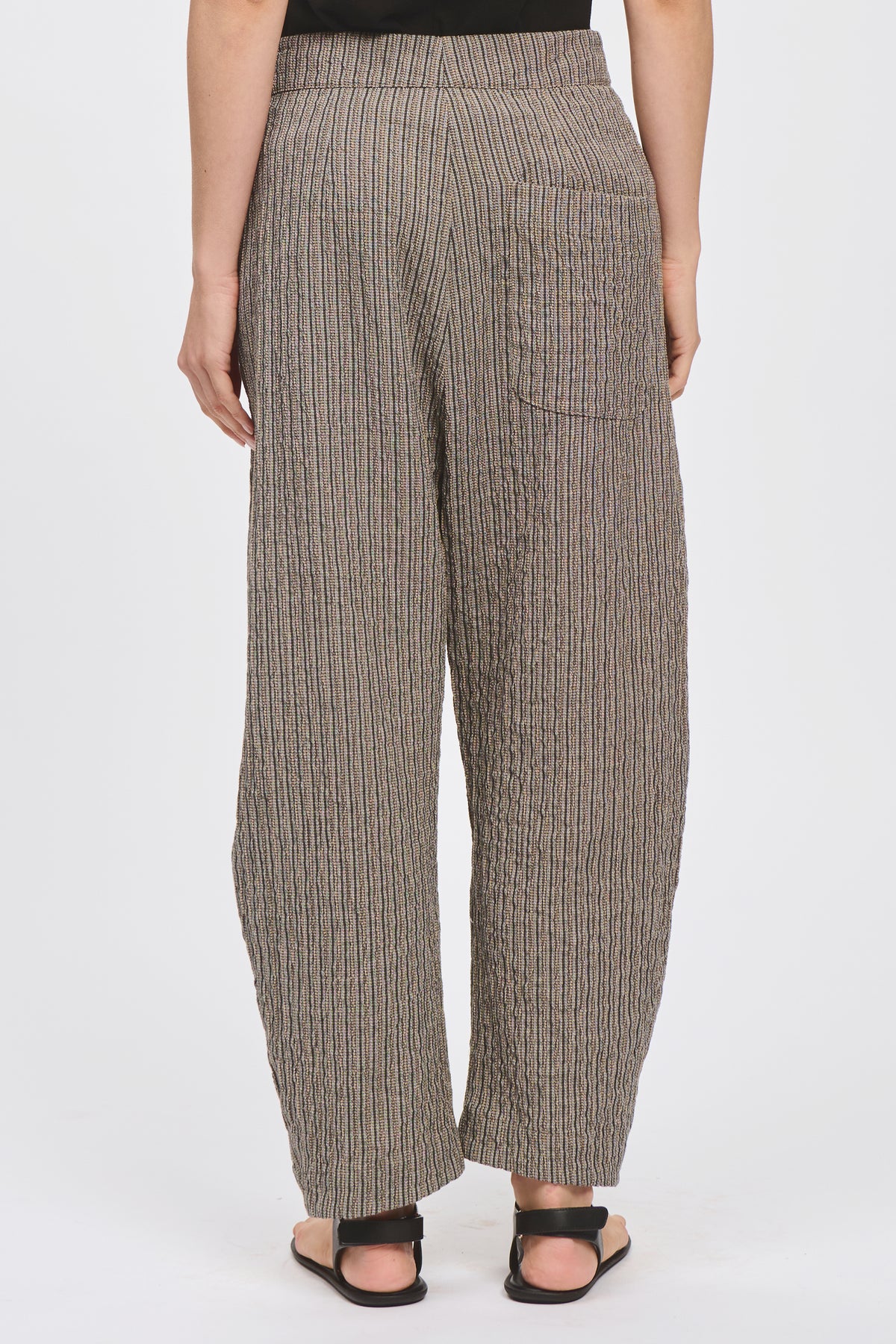 Transit Grey Stripe Trousers