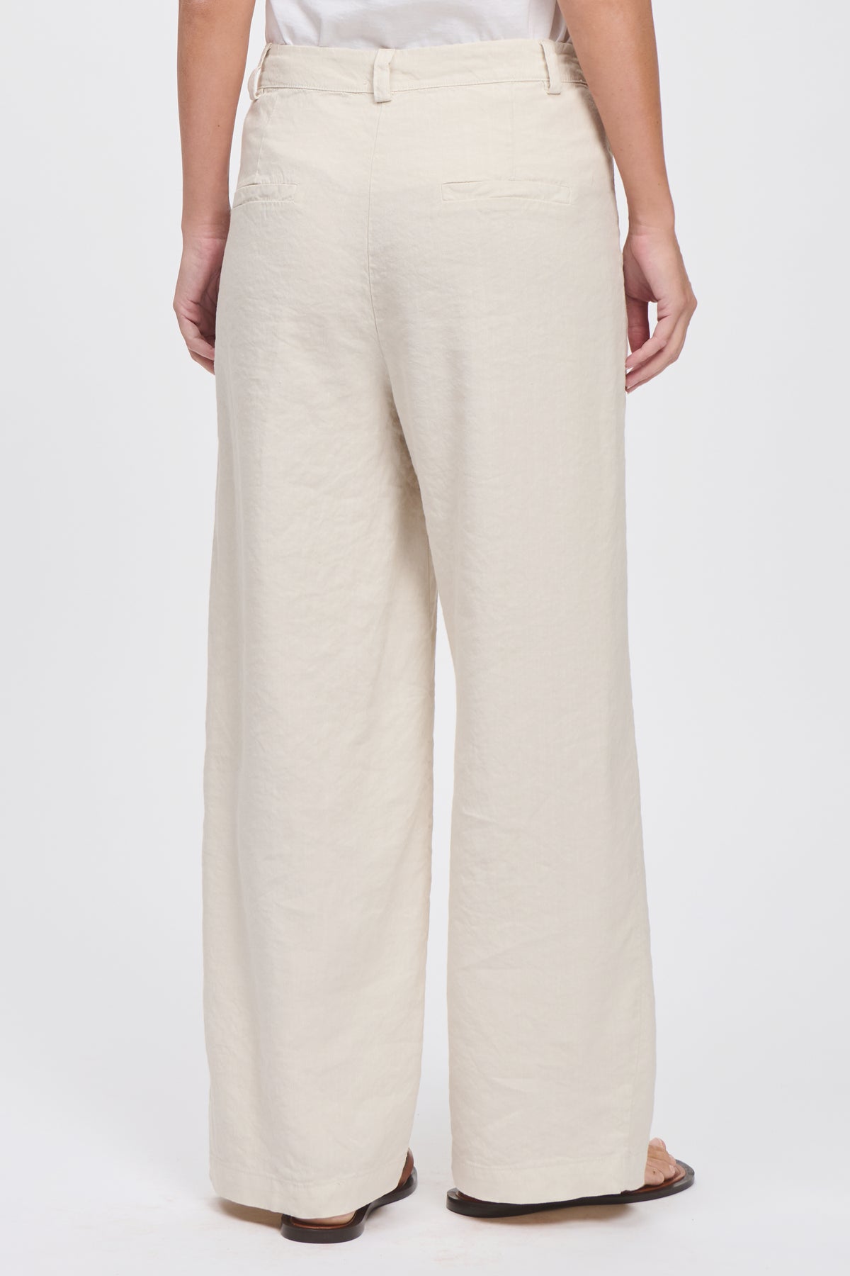 Transit Cream Wide Leg Trousers