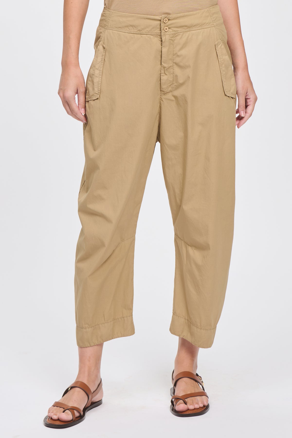 Transit Cotton Beige Trousers