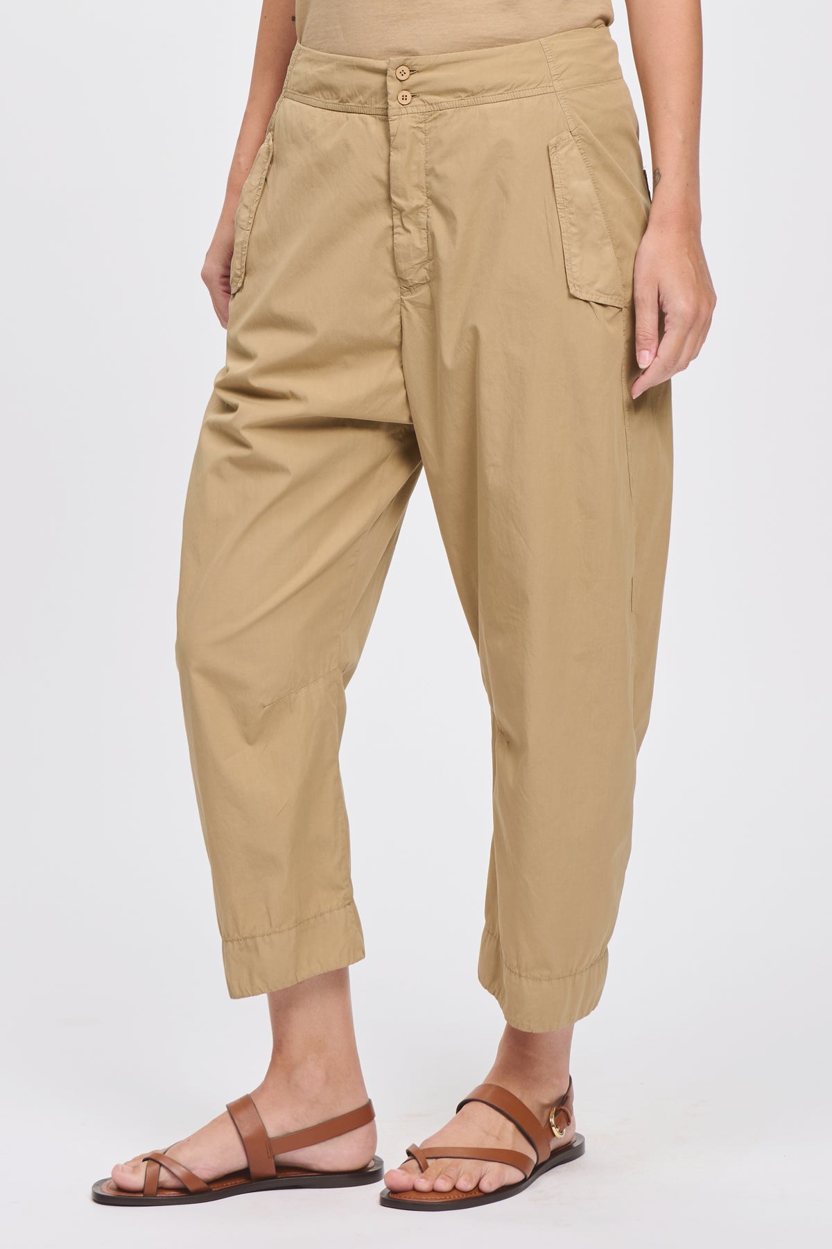Transit Cotton Beige Trousers