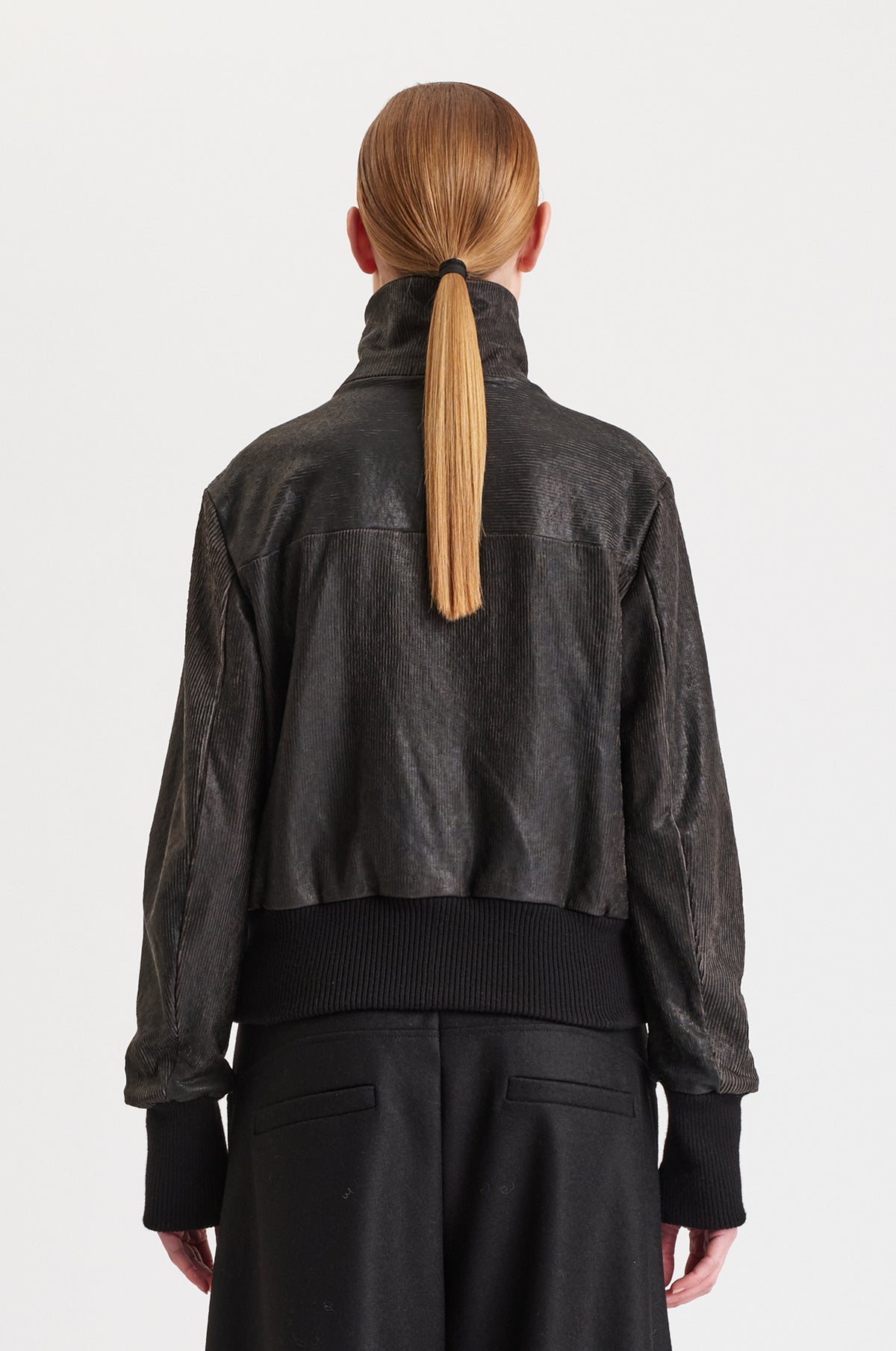 TRANSIT LAMB LEATHER BLEND JACKET