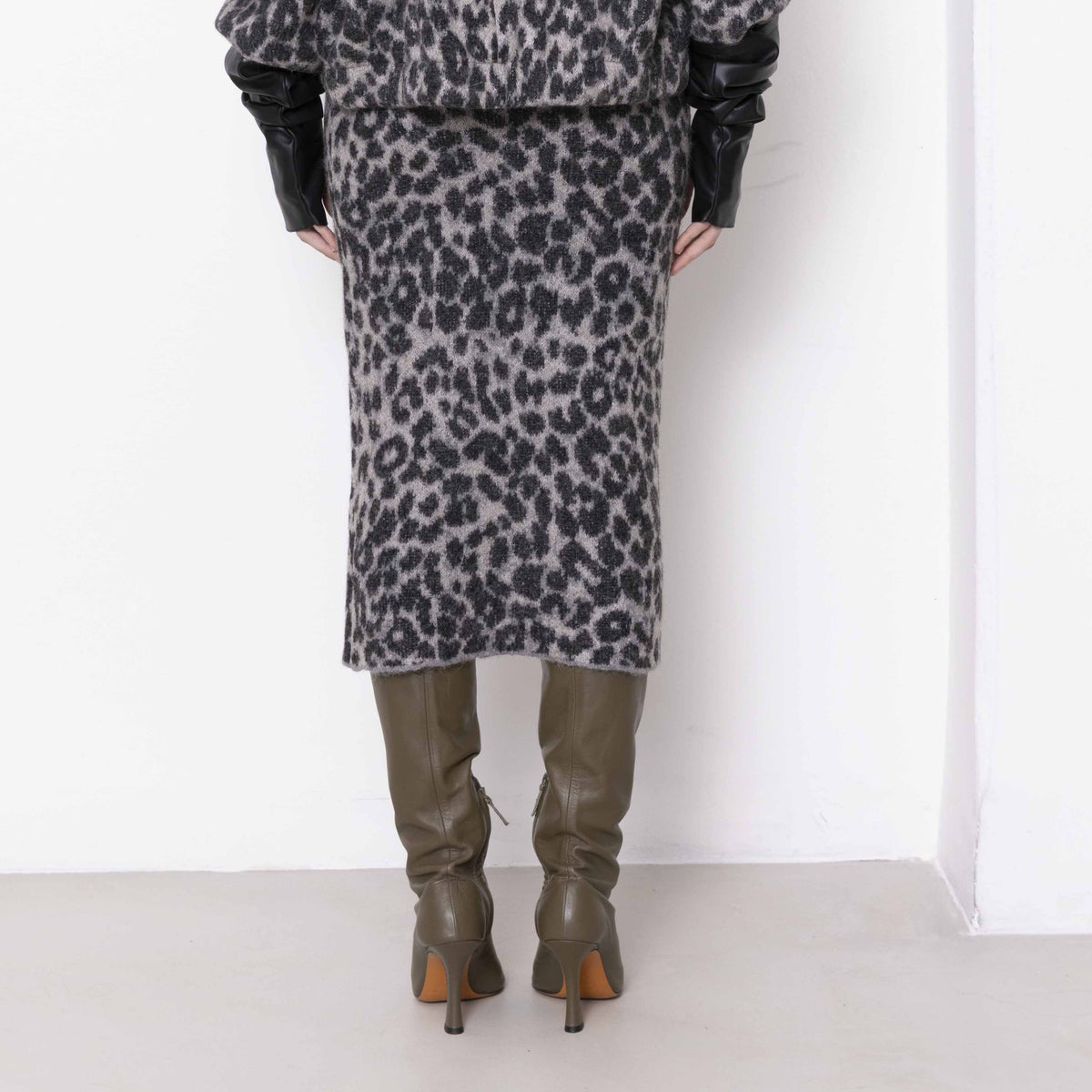 Nude Animalier Knit Skirt