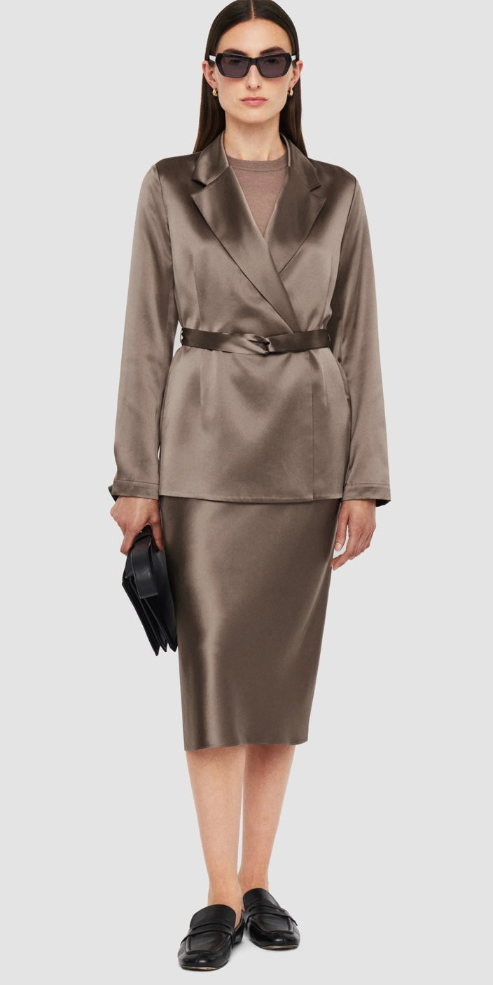 Joseph Joubert Silk Satin Jacket