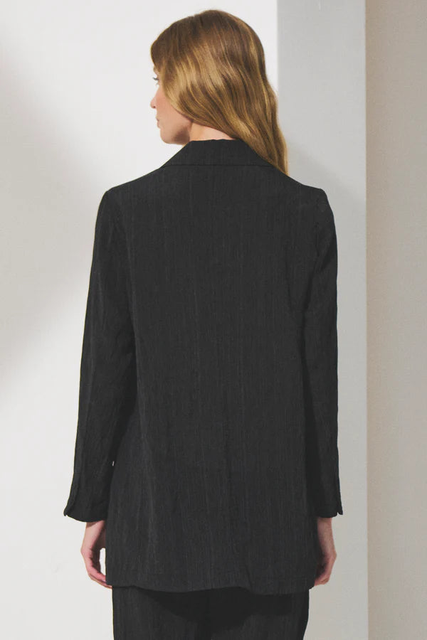 Transit Long Comfort Fit Pinstripe Jacket