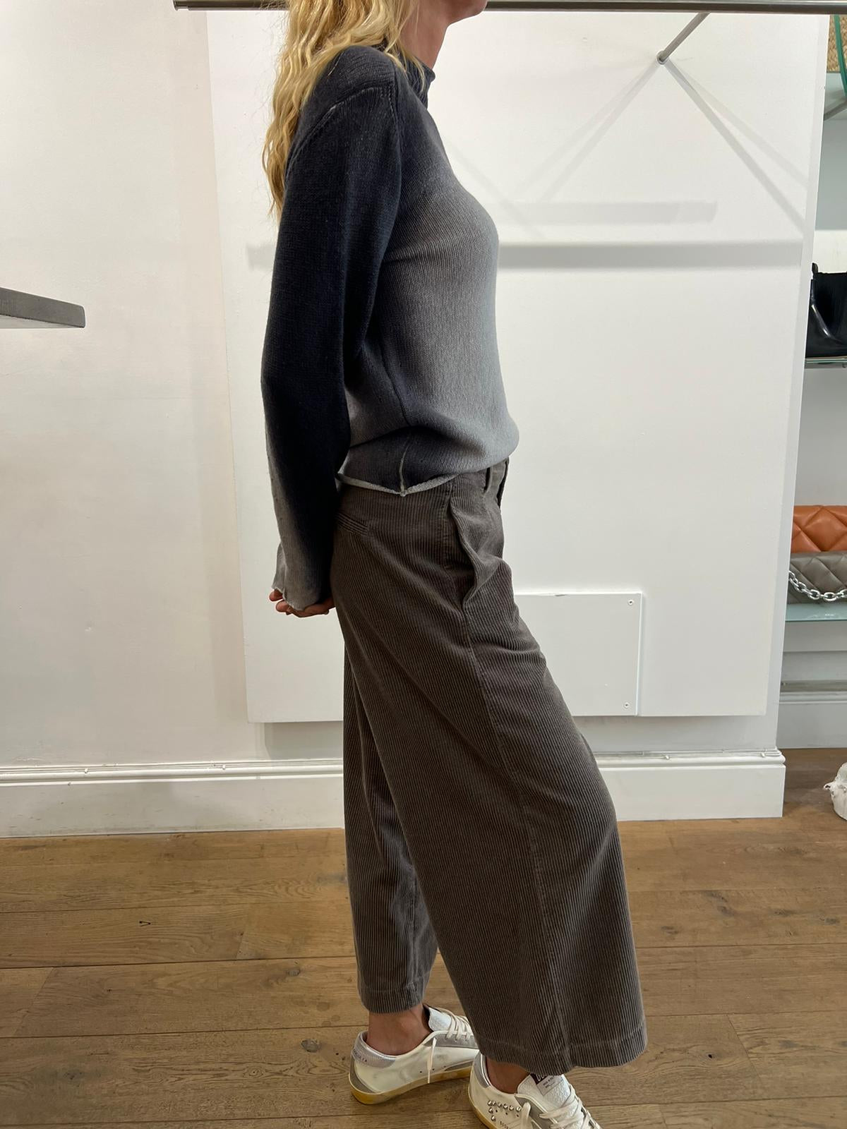 TRANSIT Wide Leg Cord Trousers