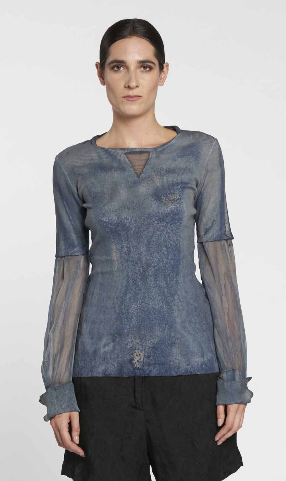 Masnada Chiffon Insert T-Shirt