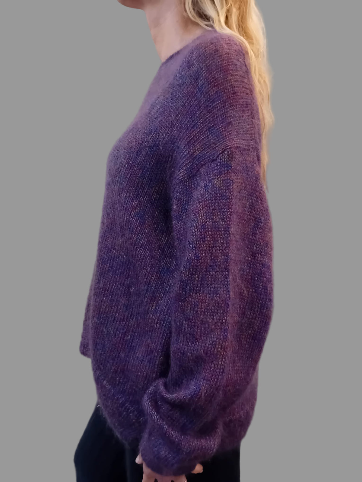 CT Plage Mohair Silk Side Slit Pullover