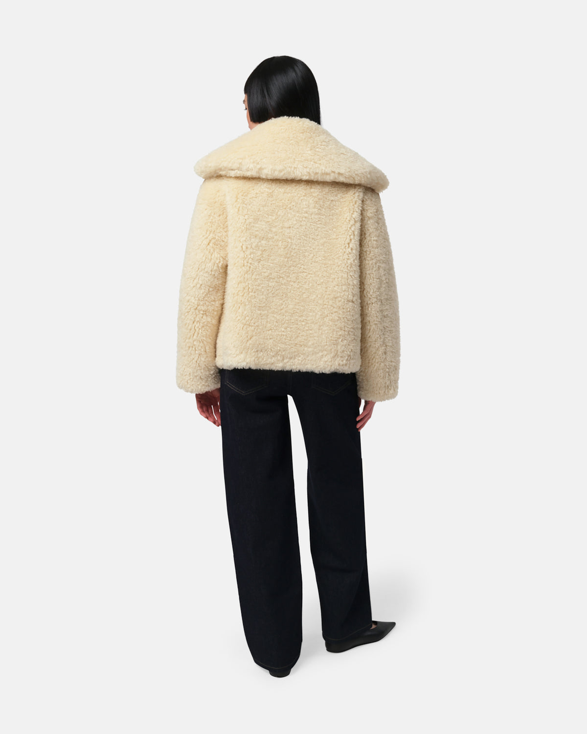 Apparis Faux Fur Collins Coat