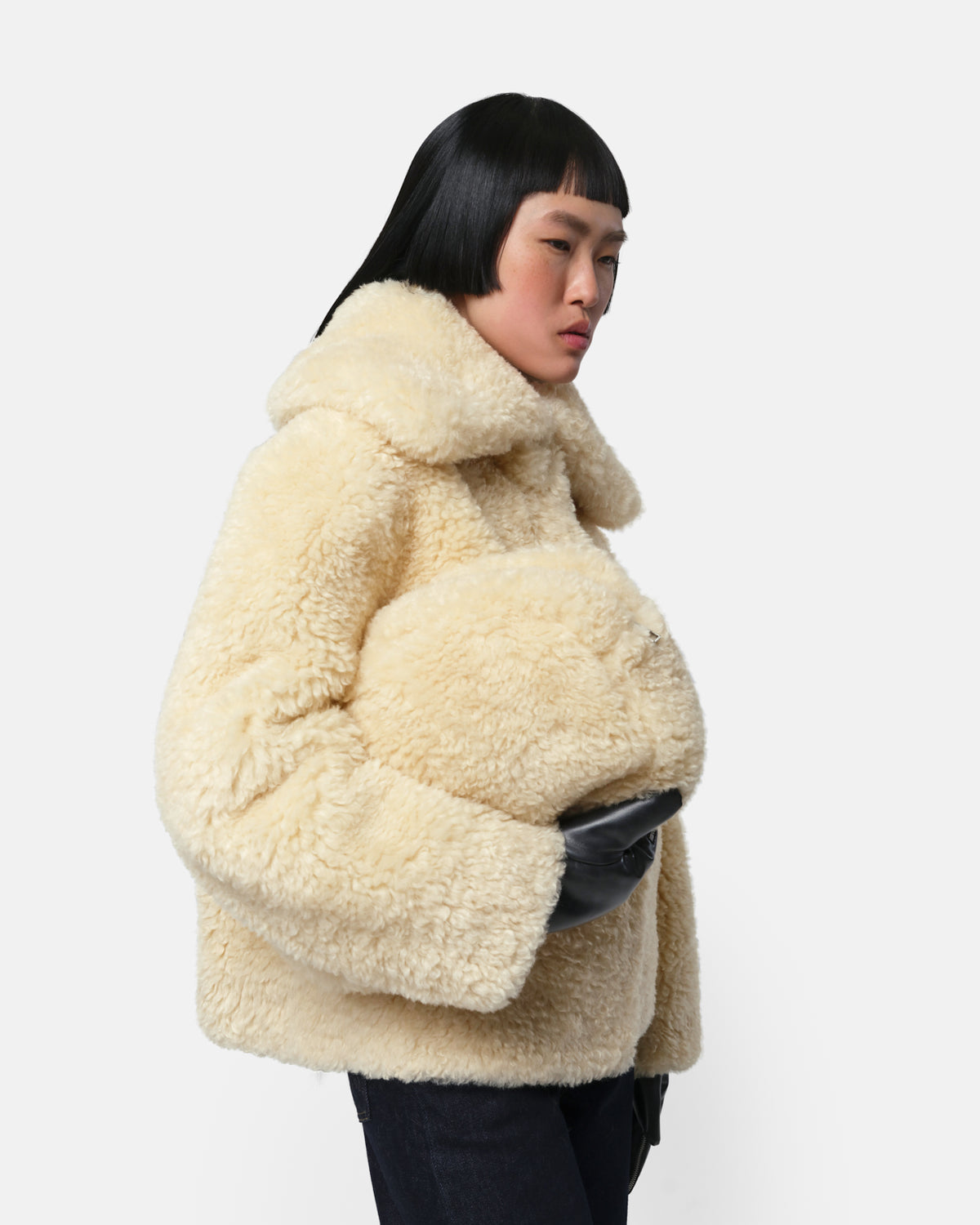 Apparis Faux Fur Collins Coat
