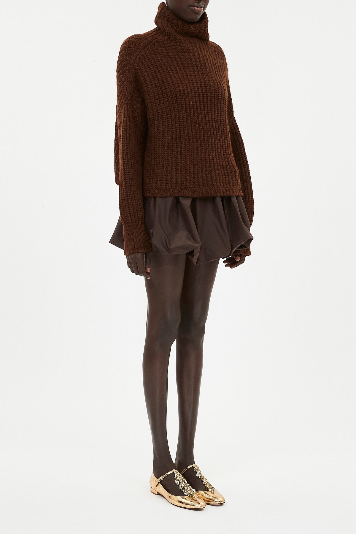Veron Alpaca Knit Turtleneck