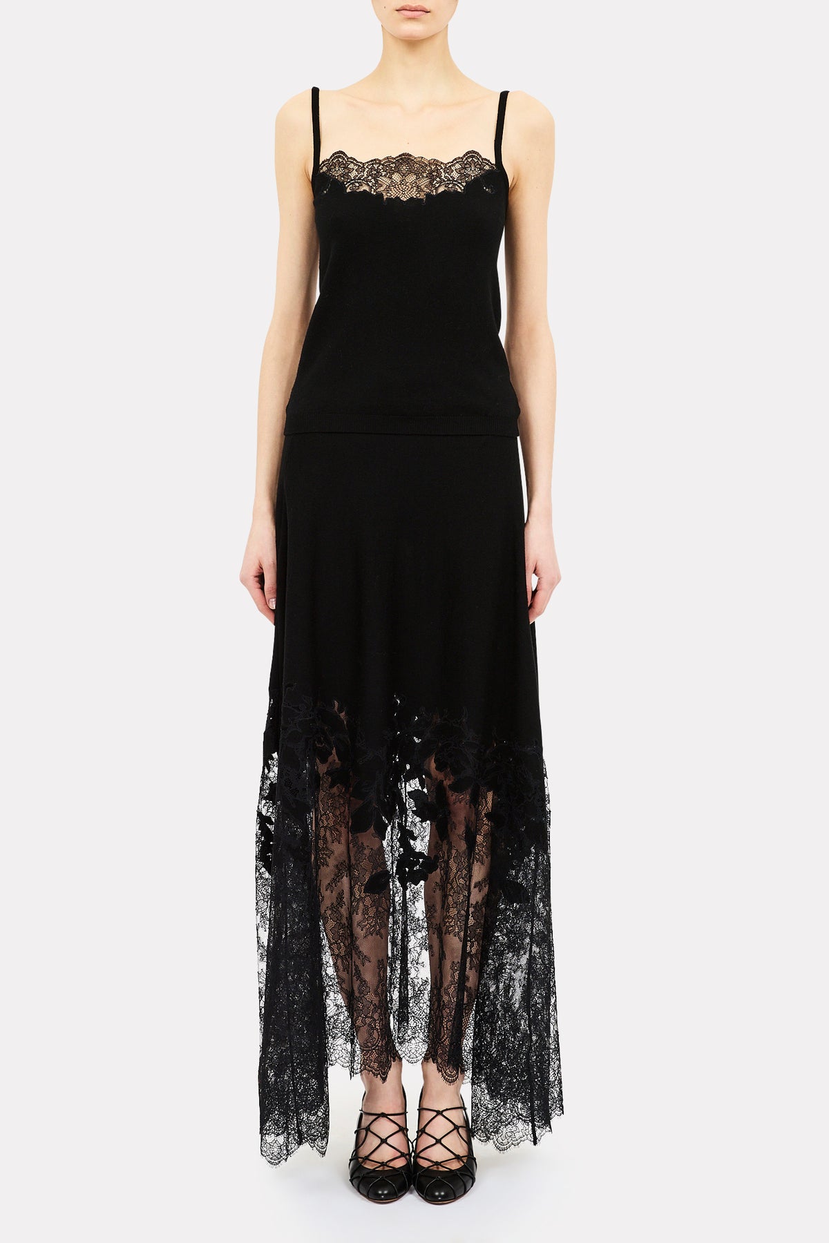 Josina Lace Midi Skirt
