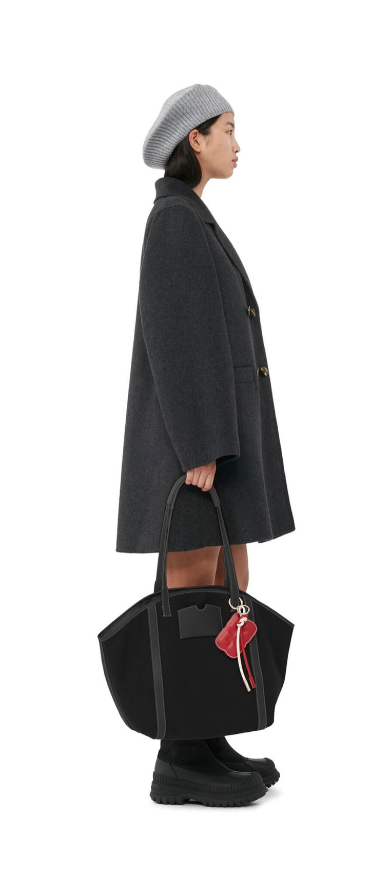 Ganni Wool Midi Jacket