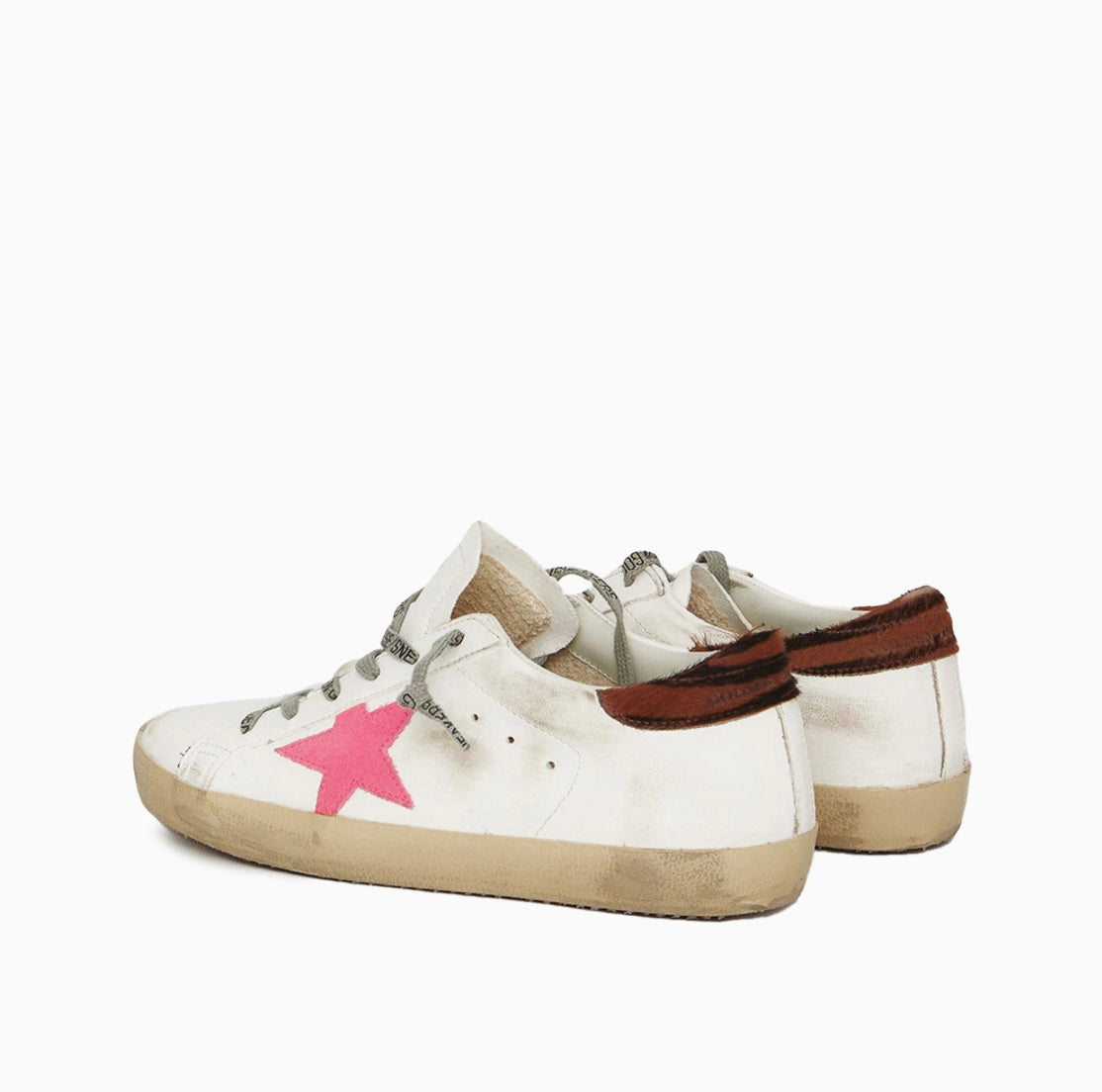 Golden Goose Super-Star Nappa Upper Suede Star Zebra Horsy Talon