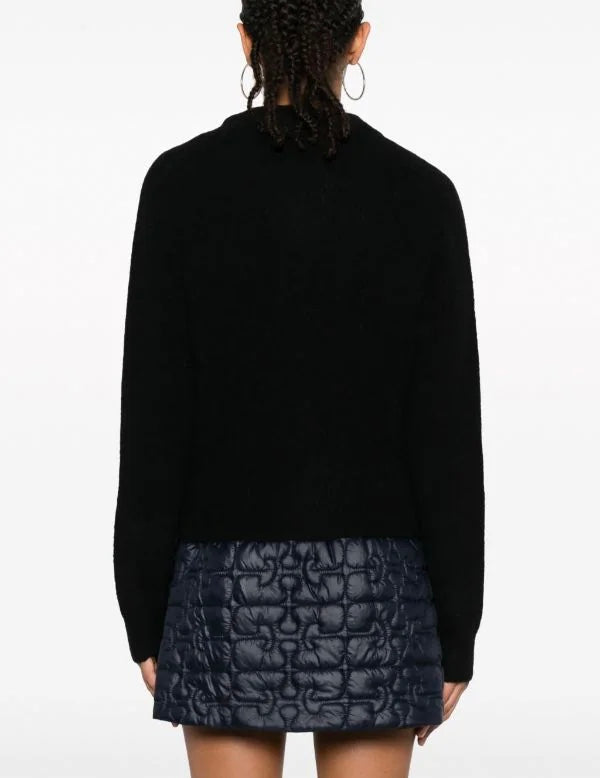 Ganni Soft Wool Cardigan Solid