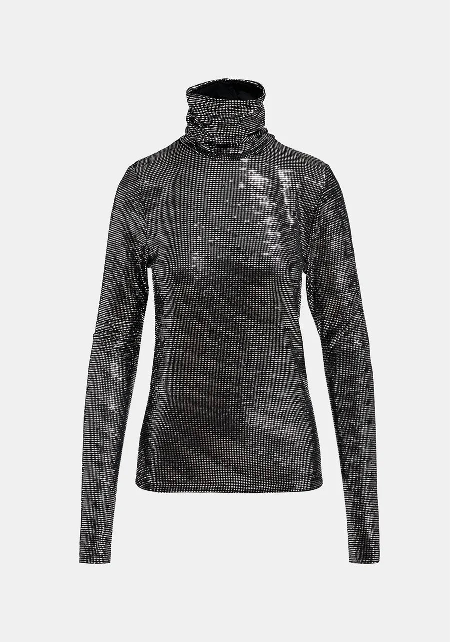 Essentiel Antwerp Eneck Glitter Turtleneck