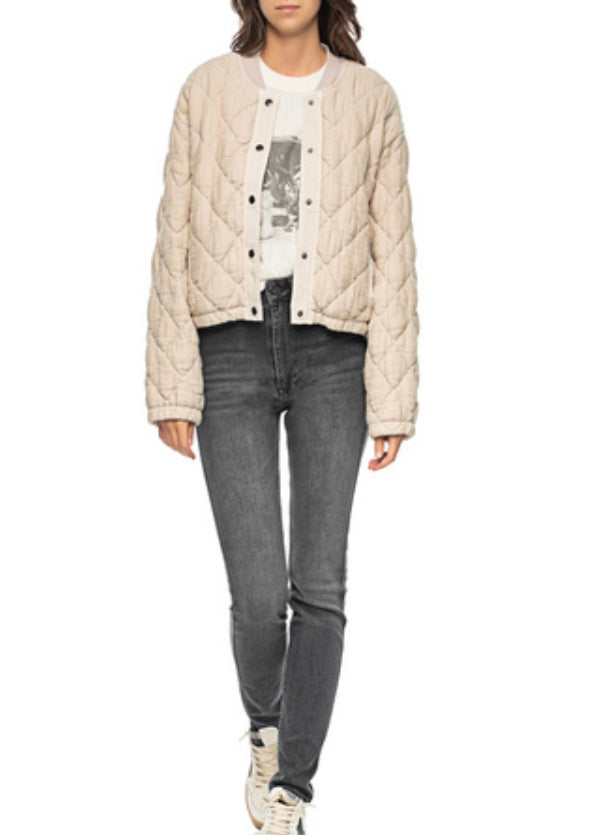 Bella Dahl Welt Pocket Bomber Jacket